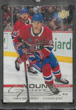 2025 Upper Deck Ivan Demidov Young Guns Exclusives /100 
