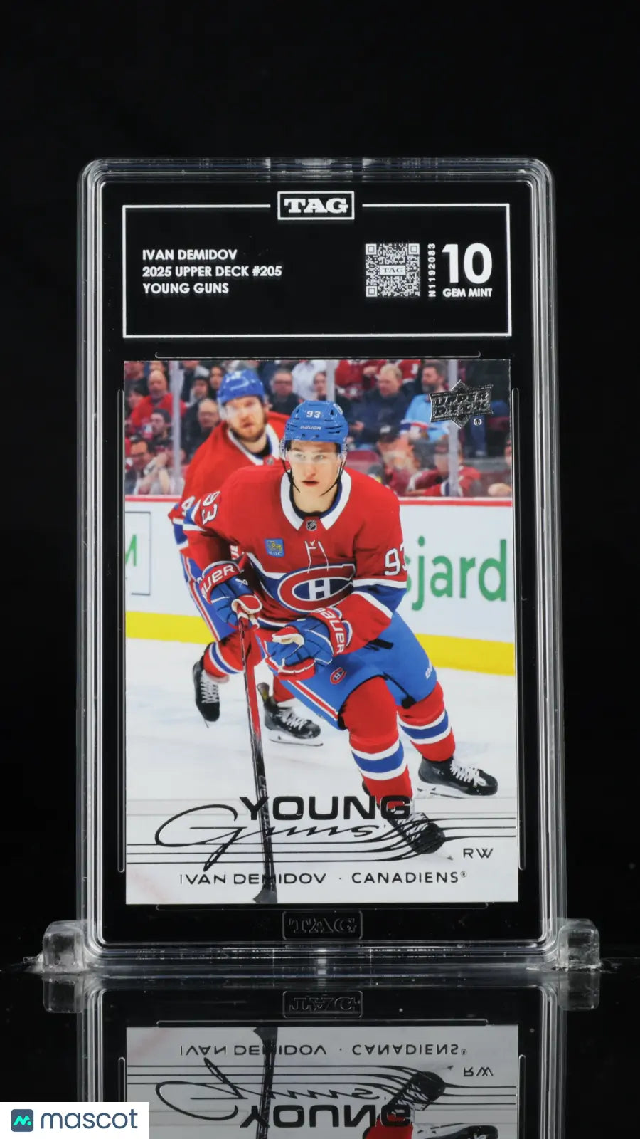 2025 Upper Deck Ivan Demidov #205 TAG 10 