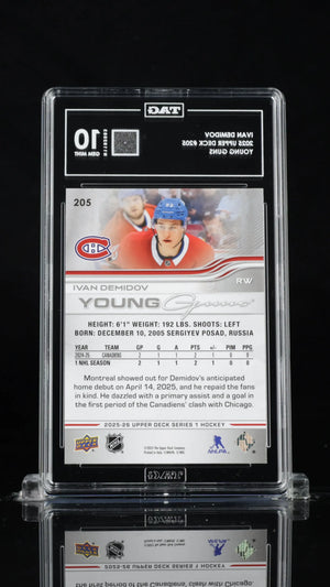 2025 Upper Deck Ivan Demidov #205 TAG 10 