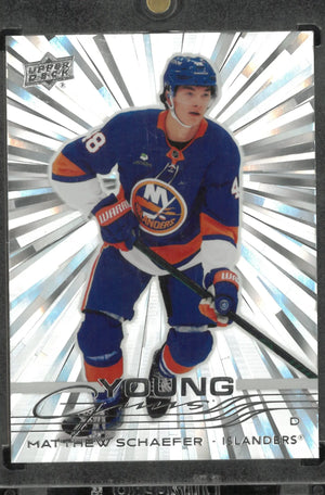 2025 Upper Deck Matthew Schaefer Outburst Young Guns 
