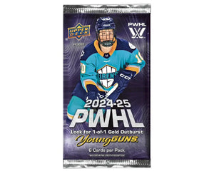 2025 Upper Deck PWHL Hockey Hobby Pack (Single Pack Sales) 