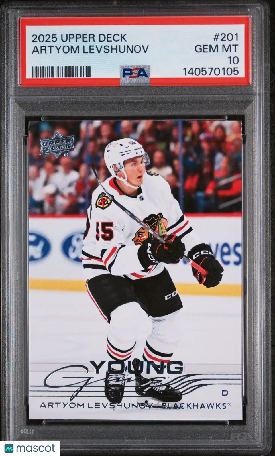 2025 Upper Deck Series 1 Young Guns Rookie  Artyom Levshunov RC PSA 10 