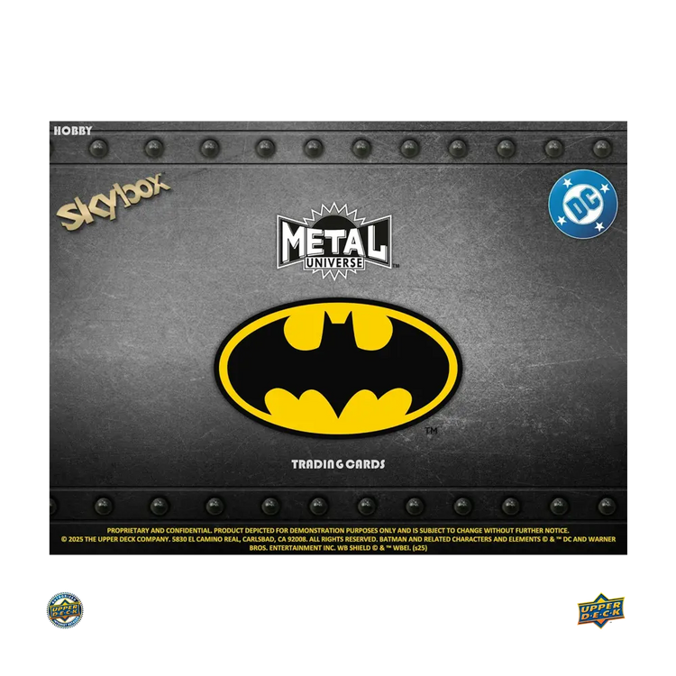 2025 Upper Deck Skybox Metal Universe Batman Hobby Box (Pre Order) 