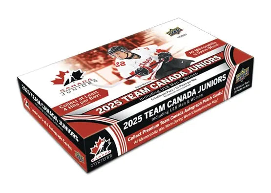 2025 Upper Deck Team Canada World Juniors Hockey Hobby Box 