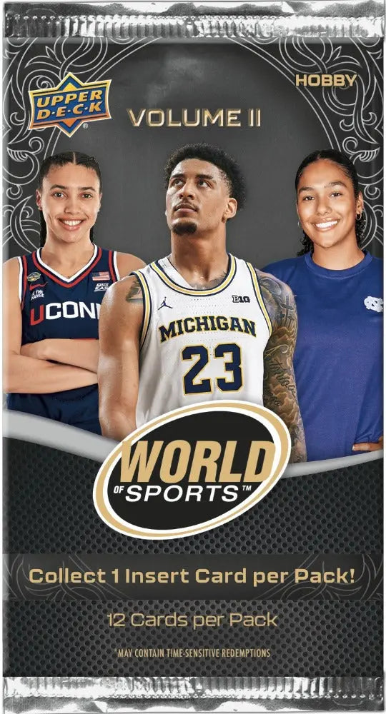 2025 Upper Deck World Of Sports Volume 2 (Single Pack sales) 