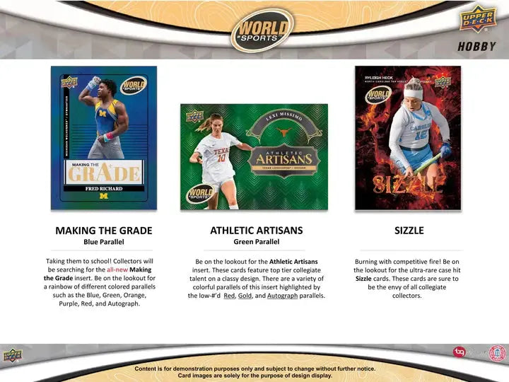 2025 Upper Deck World of Sports Volume 1 Multisport Hobby Box 