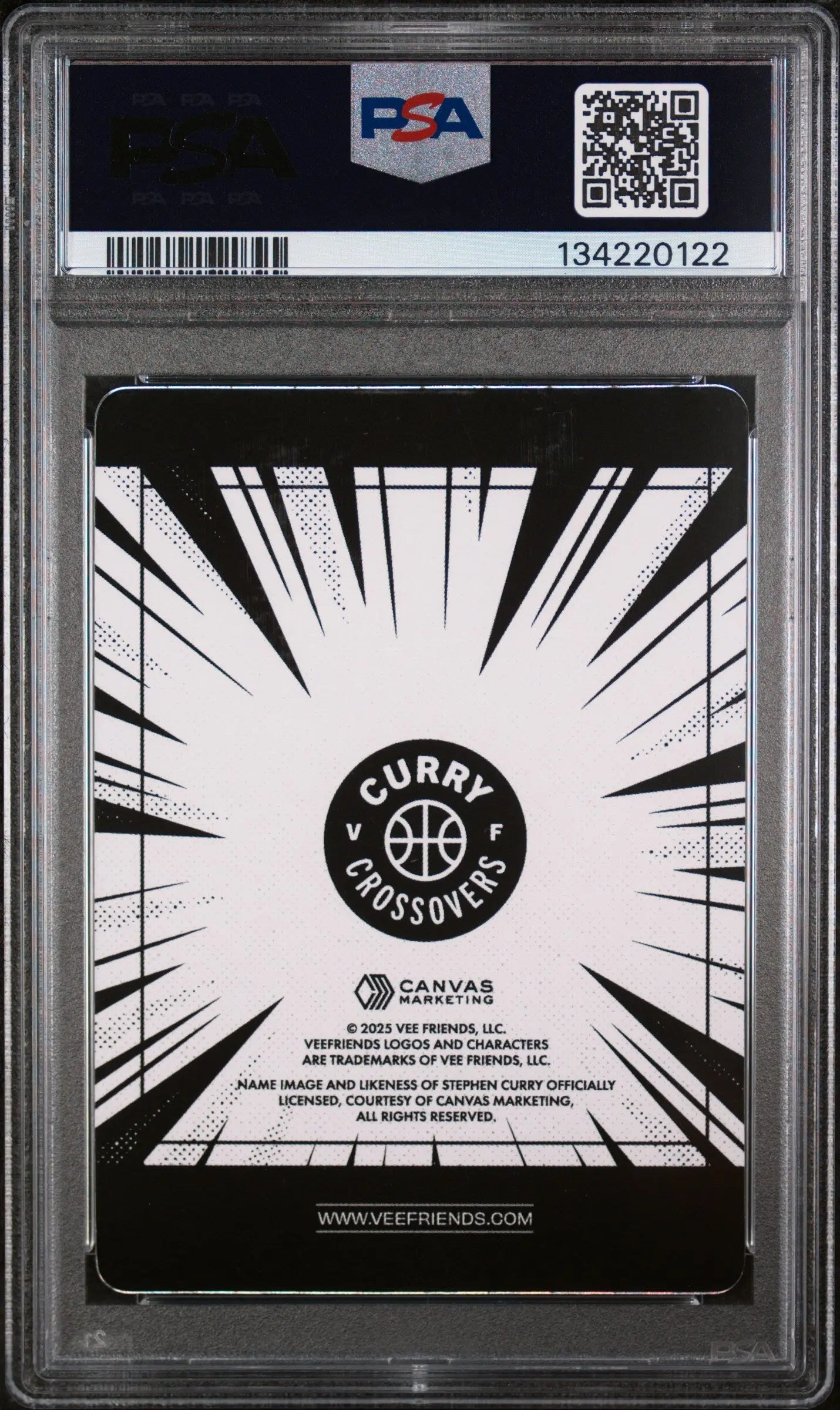 2025 Veefriends Super Stickers Manga Series Curry Crossovers Flex'n Fox PSA 9 