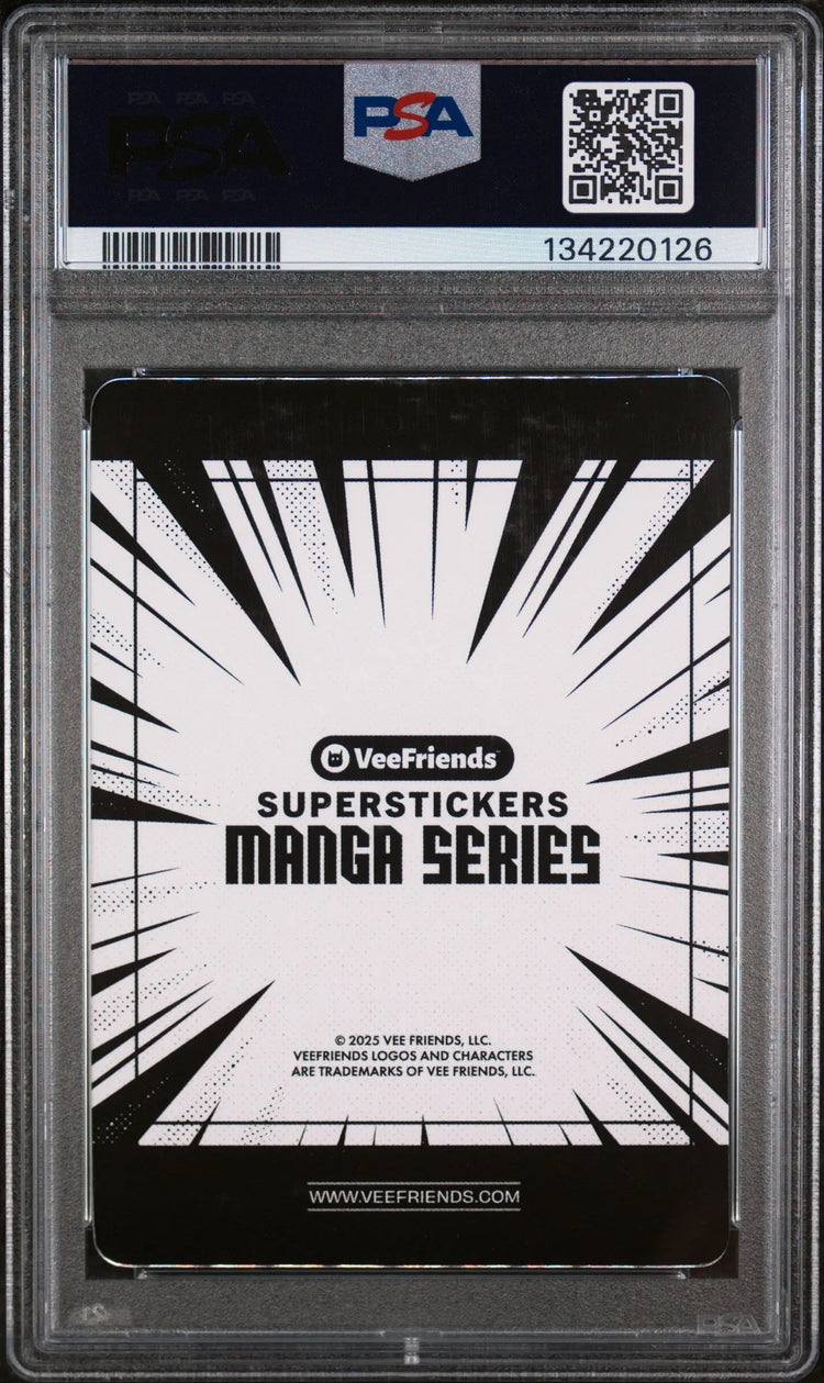 2025 Veefriends Super Stickers Manga Series Entrepreneur Elf PSA 9 