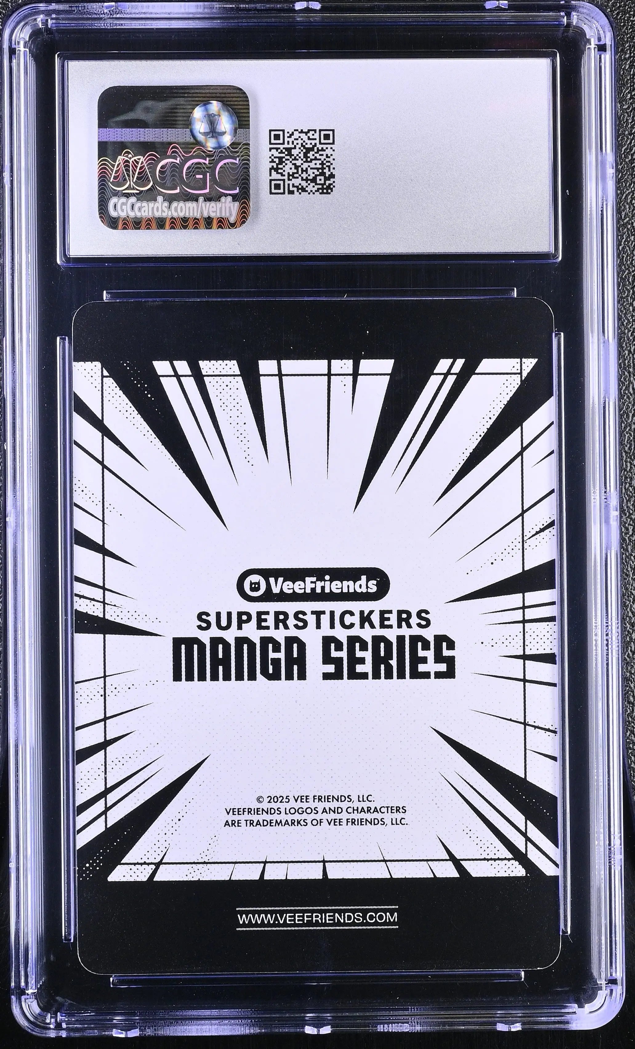 2025 Veefriends Super Stickers: Manga Driven Dragon Black & White CGC 9.5 