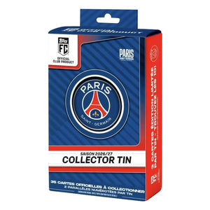 2026-27 Topps Soccer Paris Saint-Germain FC Club Collector Tin 