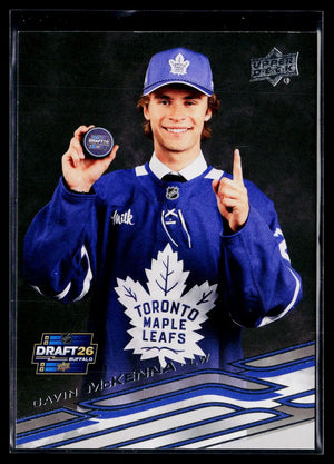 2026-27 Upper Deck Series 1 Hockey Rookie Gavin McKenna NHL Draft RC #A 