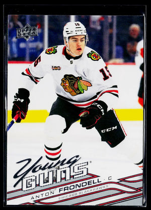 2026-27 Upper Deck Series 1 Hockey Rookie Young Guns Anton Frondell RC #B 
