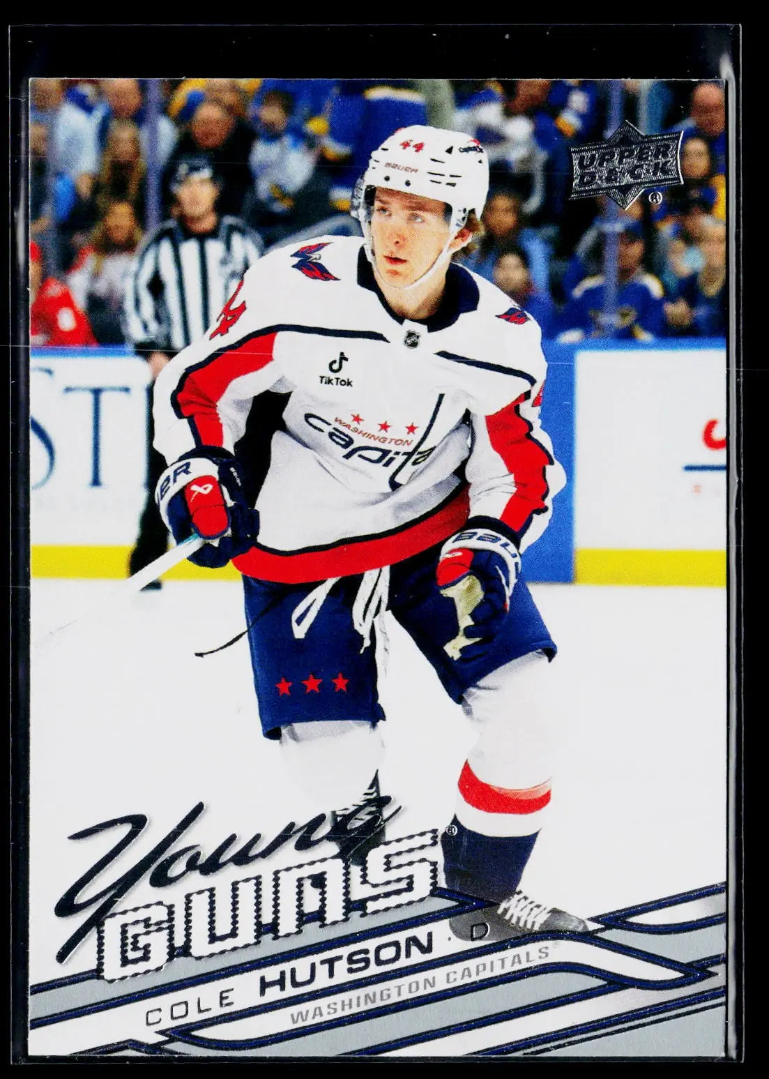 2026-27 Upper Deck Series 1 Hockey Rookie Young Guns Cole Hutson RC #B 