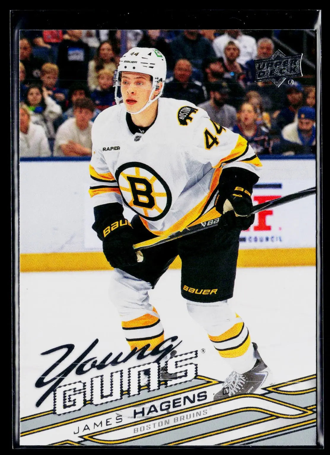 2026-27 Upper Deck Series 1 Hockey Rookie Young Guns James Hagens RC #B 