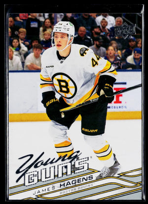 2026-27 Upper Deck Series 1 Hockey Rookie Young Guns James Hagens RC #B 