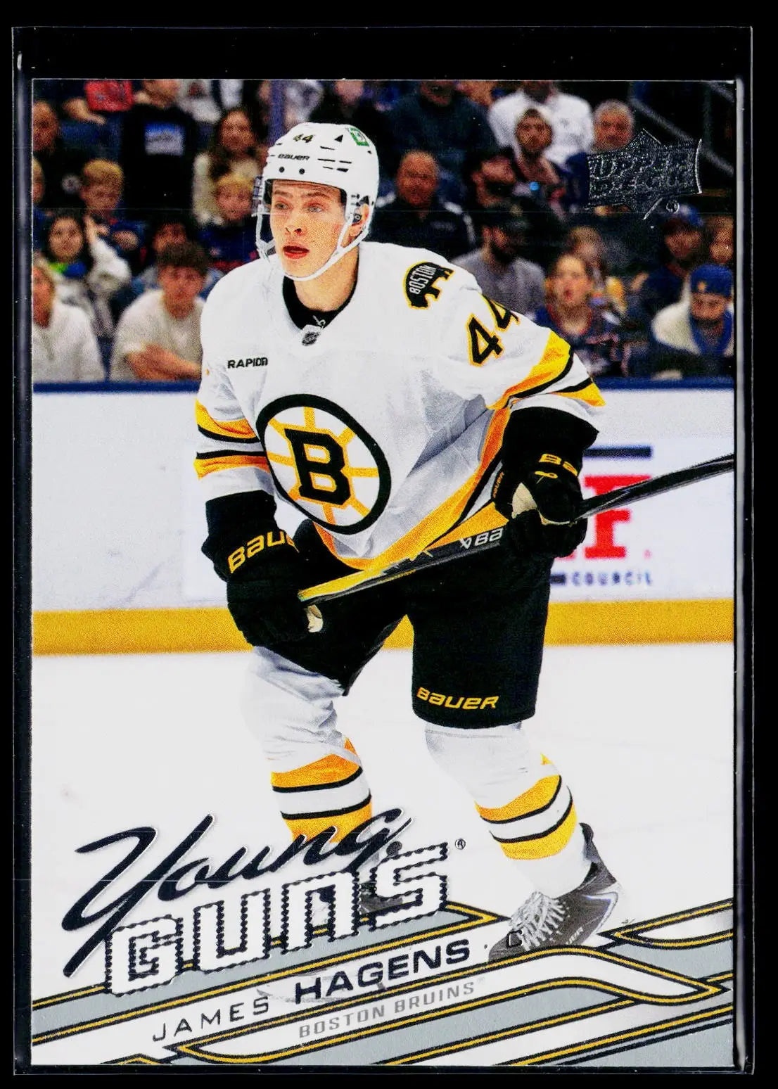 2026-27 Upper Deck Series 1 Hockey Rookie Young Guns James Hagens RC #C 