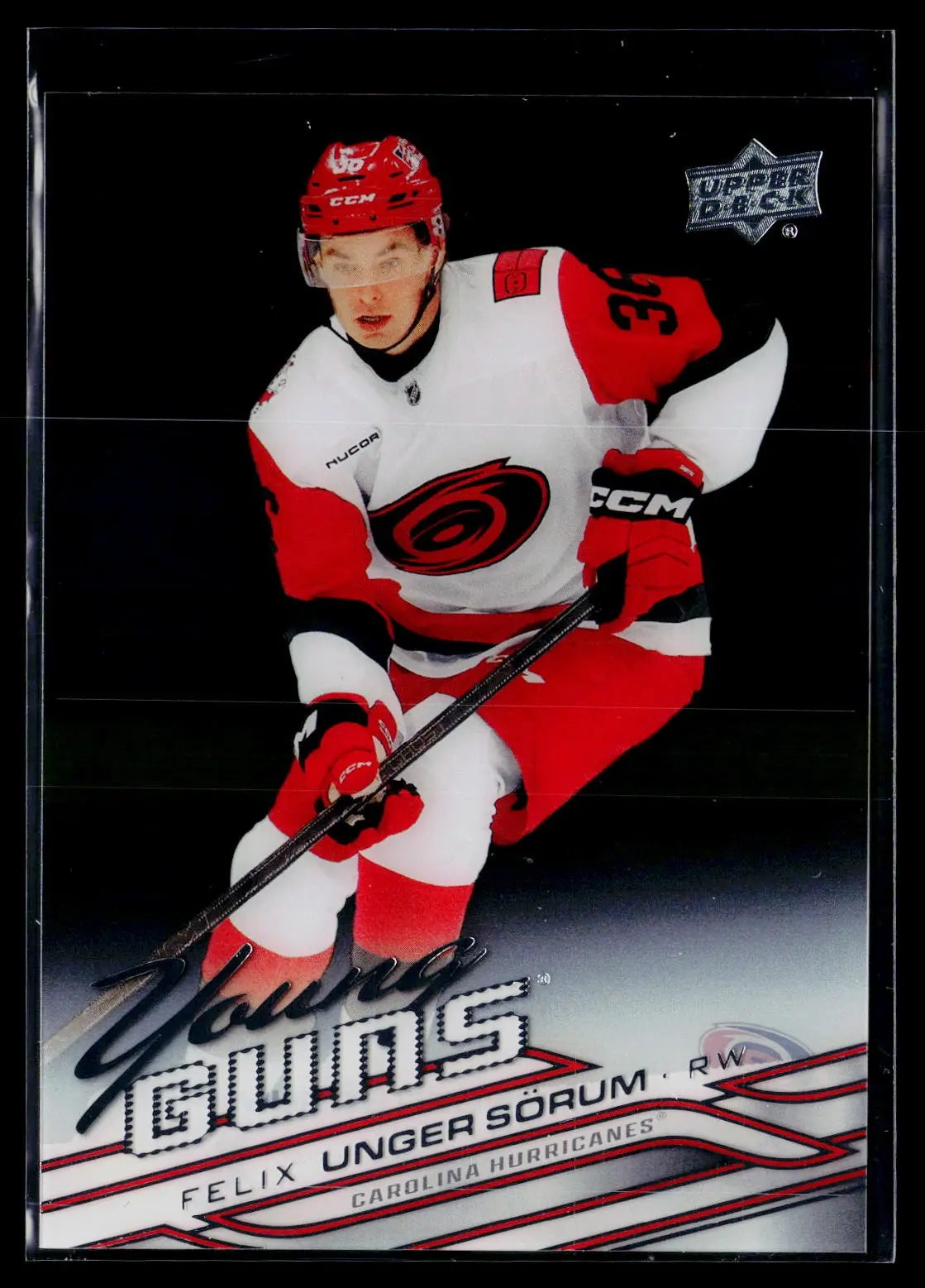 2026-27 Upper Deck Series 1 Rookie Young Guns Felix Unger Sorum Clear Cut RC 