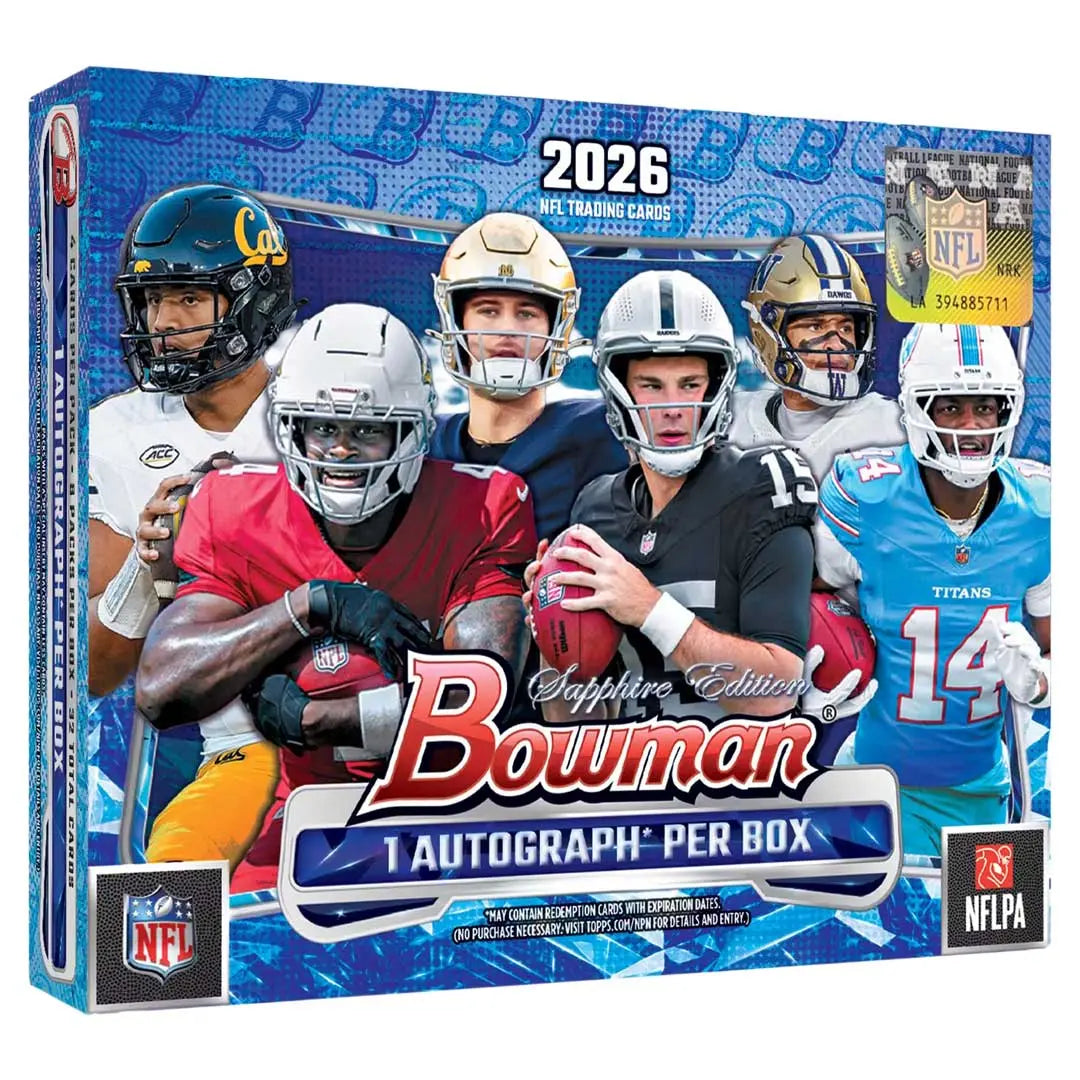 2026 Bowman Football Sapphire Edition Box 