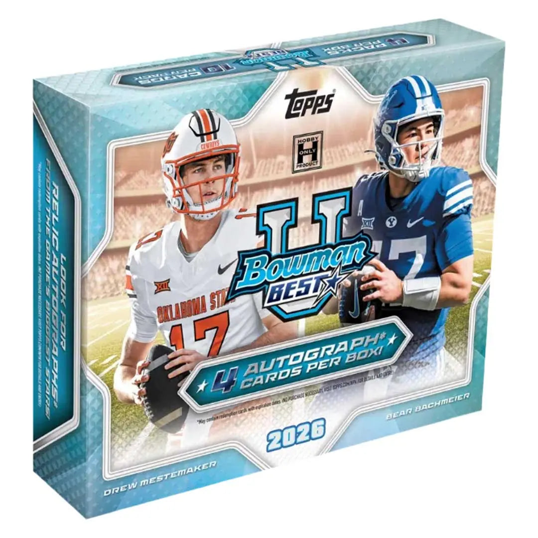 2026 Bowman's Best University Football Hobby Box 
