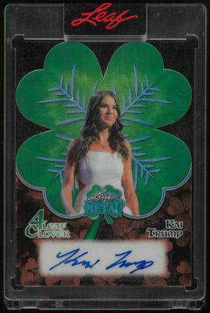 2026 Leaf Metal 4 Leaf Clover Auto Kai Trump /4 
