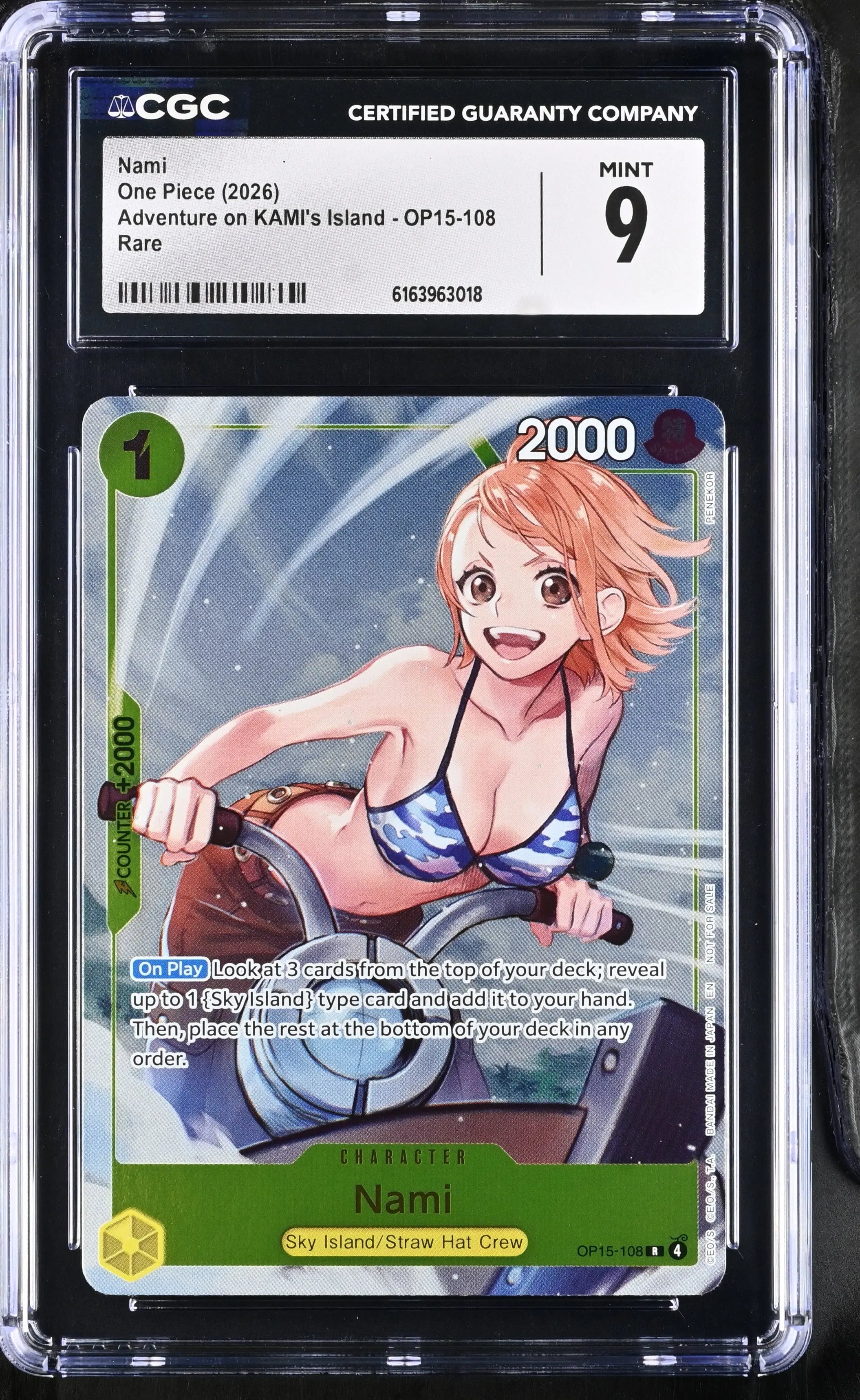 2026 One Piece Adventure on KAMI's Island Nami OP15-108 CGC 9 