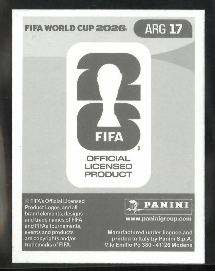 2026 Panini FIFA World Cup Sticker Lionel Messi Purple 