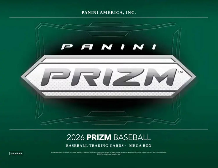 2026 Panini Prizm Baseball Mega Box (Pink Ice Prizms!) 