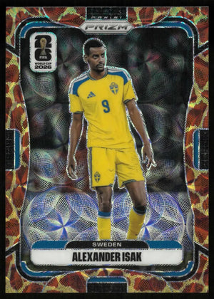 2026 Panini Prizm FIFA World Cup Alexander Isak Choice Giraffe Prizm 
