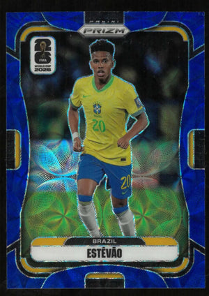 2026 Panini Prizm FIFA World Cup Estevao Choice Blue Prizm /38 