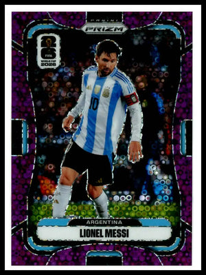 2026 Panini Prizm FIFA World Cup Lionel Messi Purple Disco /355 
