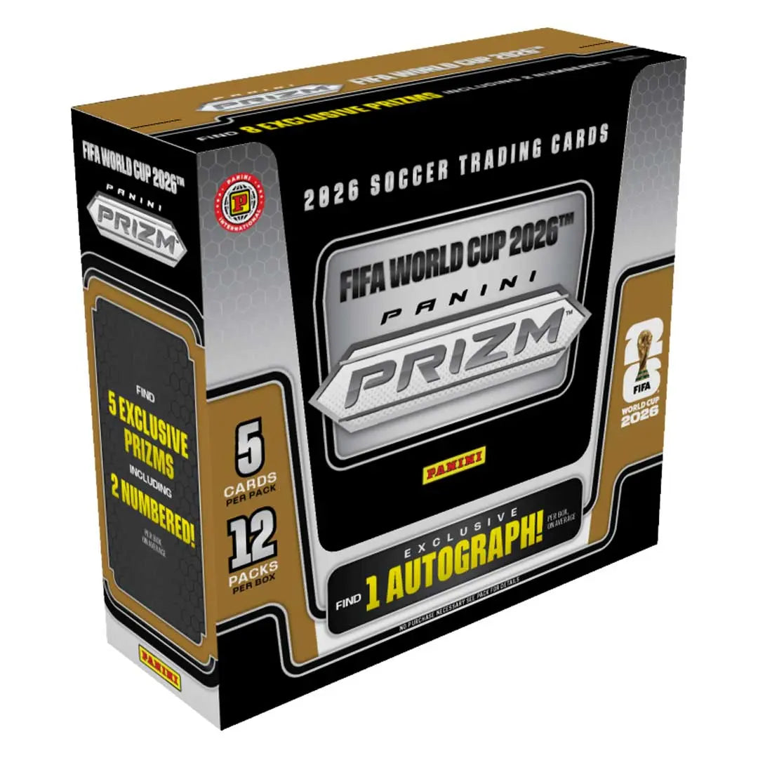 2026 Panini Prizm FIFA World Cup Soccer Hobby International Box 