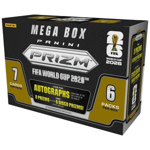 2026 Panini Prizm FIFA World Cup Soccer Mega Box 