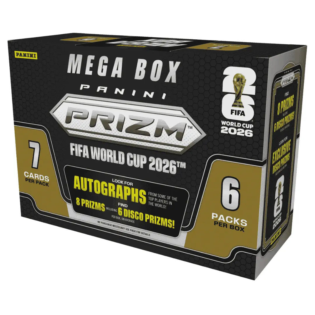 2026 Panini Prizm FIFA World Cup Soccer Mega Hobby Box 