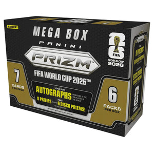 2026 Panini Prizm FIFA World Cup Soccer Mega Hobby Box 