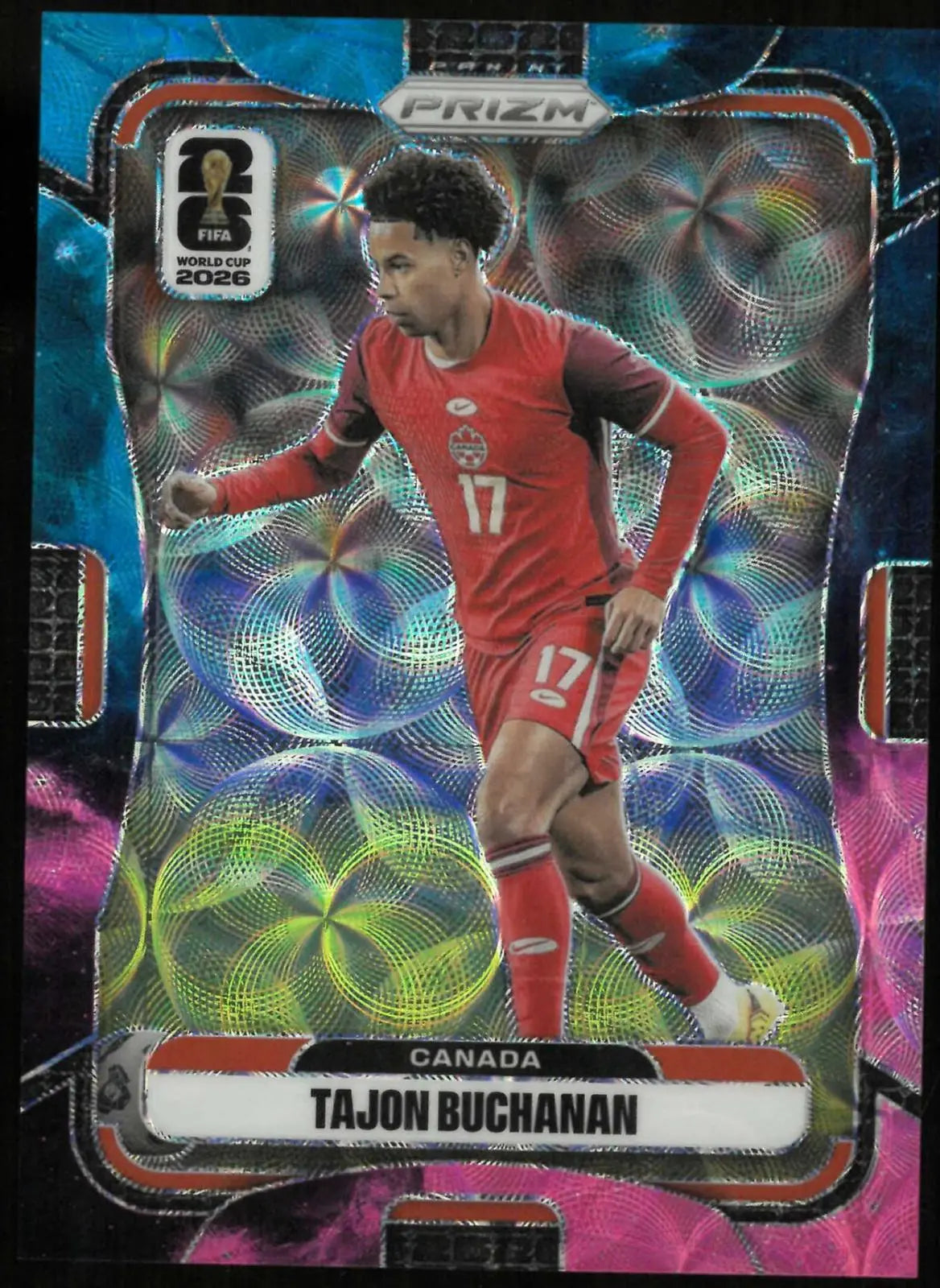 2026 Panini Prizm FIFA World Cup Tajon Buchanan Choice Nebula 1/1 
