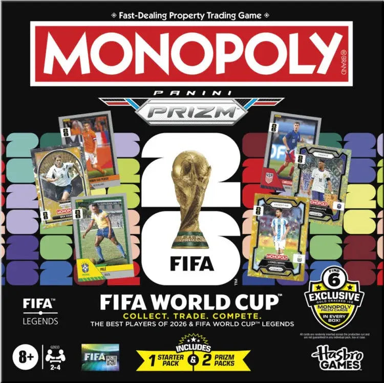 2026 Panini Prizm Soccer Monopoly Game World Cup 