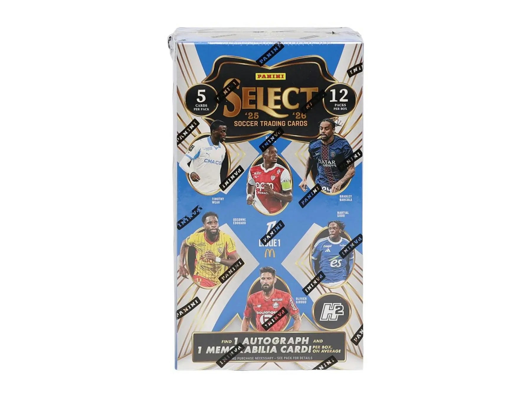 2026 Panini Select Ligue 1 Soccer H2 Box 