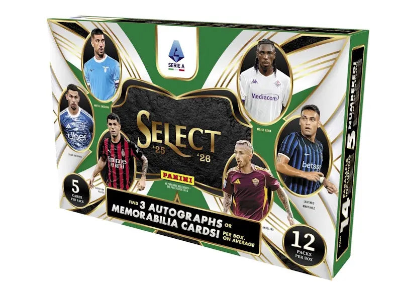 2026 Panini Select Serie A Soccer Cards 