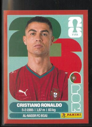 2026 Panini Stickers Cristiano Ronaldo Red 