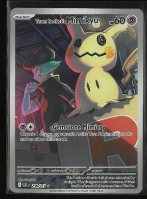 2026 Pokemon Ascended Heroes Illustration Rare Team Rocket's Mimikyu 238/217 