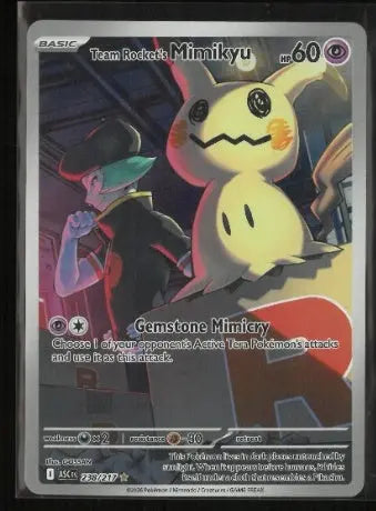 2026 Pokemon Ascended Heroes Illustration Rare Team Rocket's Mimikyu 238/217 