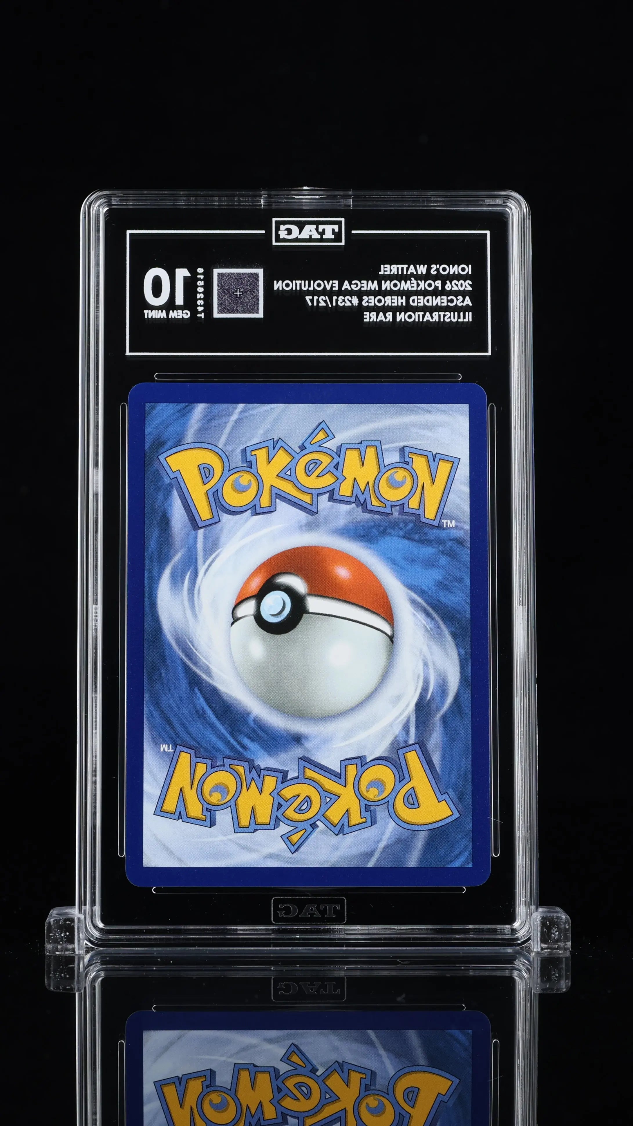2026 Pokémon Ascended Heroes Iono's Wattrel Illustration Rare TAG 10 231/217 