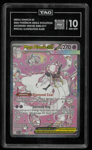 2026 Pokemon Ascended Heroes Mega Diancie ex SIR 282/217 TAG 10 