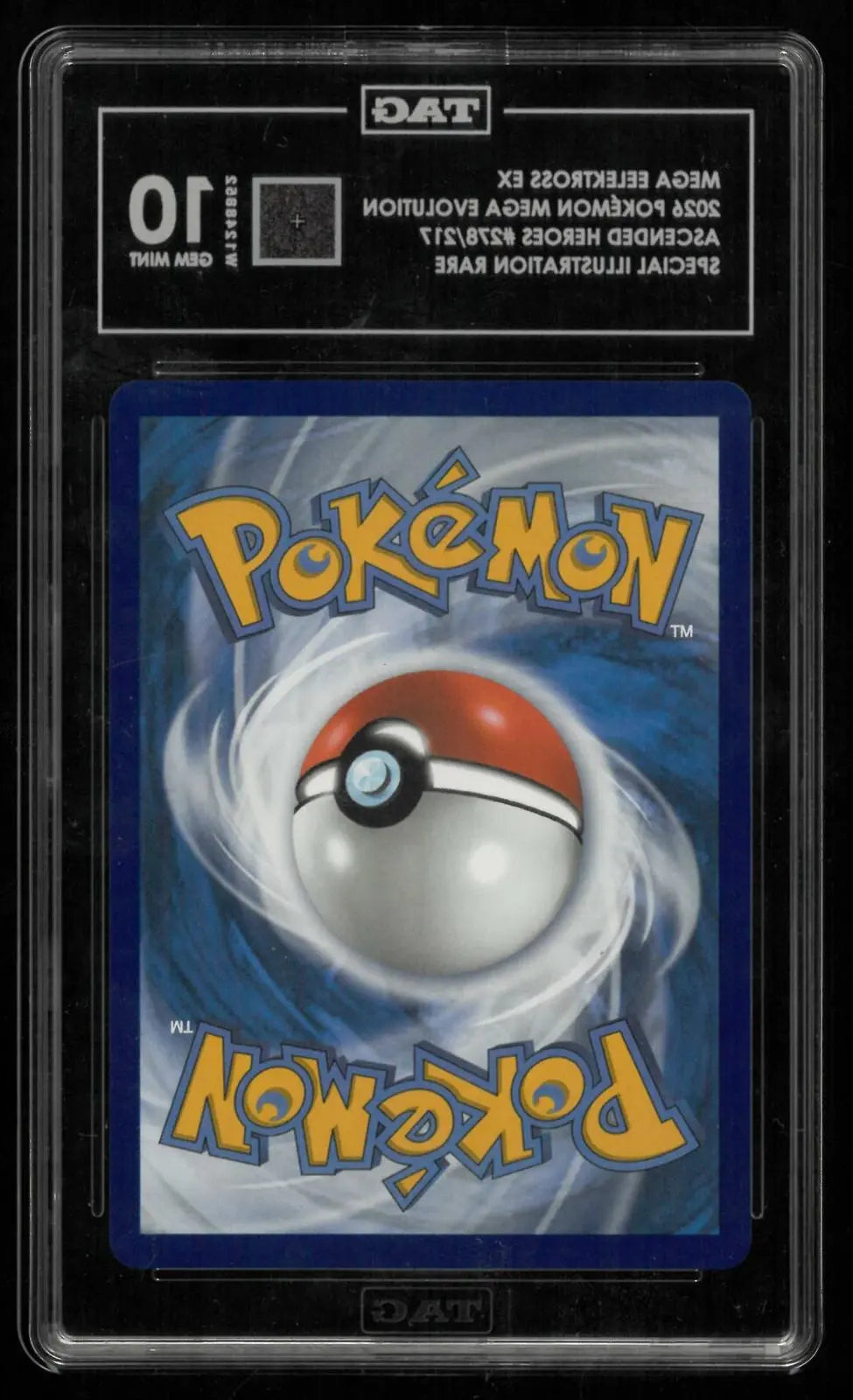 2026 Pokemon Ascended Heroes Mega Eelektross ex SIR 278/217 TAG 10 