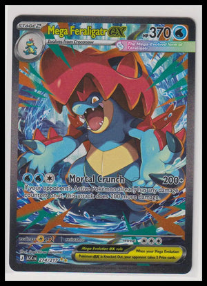 2026 Pokemon Ascended Heroes Mega Feraligatr ex SIR 274/217 (A) 