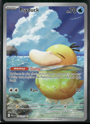 2026 Pokemon Ascended Heroes Psyduck Illustration Rare 226/217 