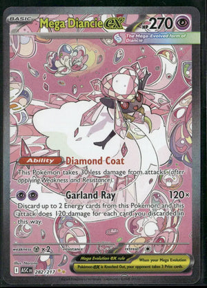2026 Pokemon Ascended Heroes Special Illustration Rare Mega Diancie ex 282/217 