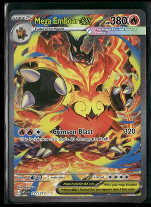 2026 Pokemon Ascended Heroes Special Illustration Rare Mega Emboar ex 273/217 