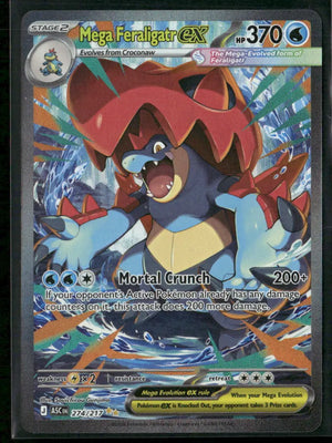 2026 Pokemon Ascended Heroes Special Illustration Rare Mega Feraligatr ex 274/217 