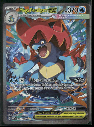2026 Pokemon Ascended Heroes Special Illustration Rare Mega Feraligatr ex 274/217 